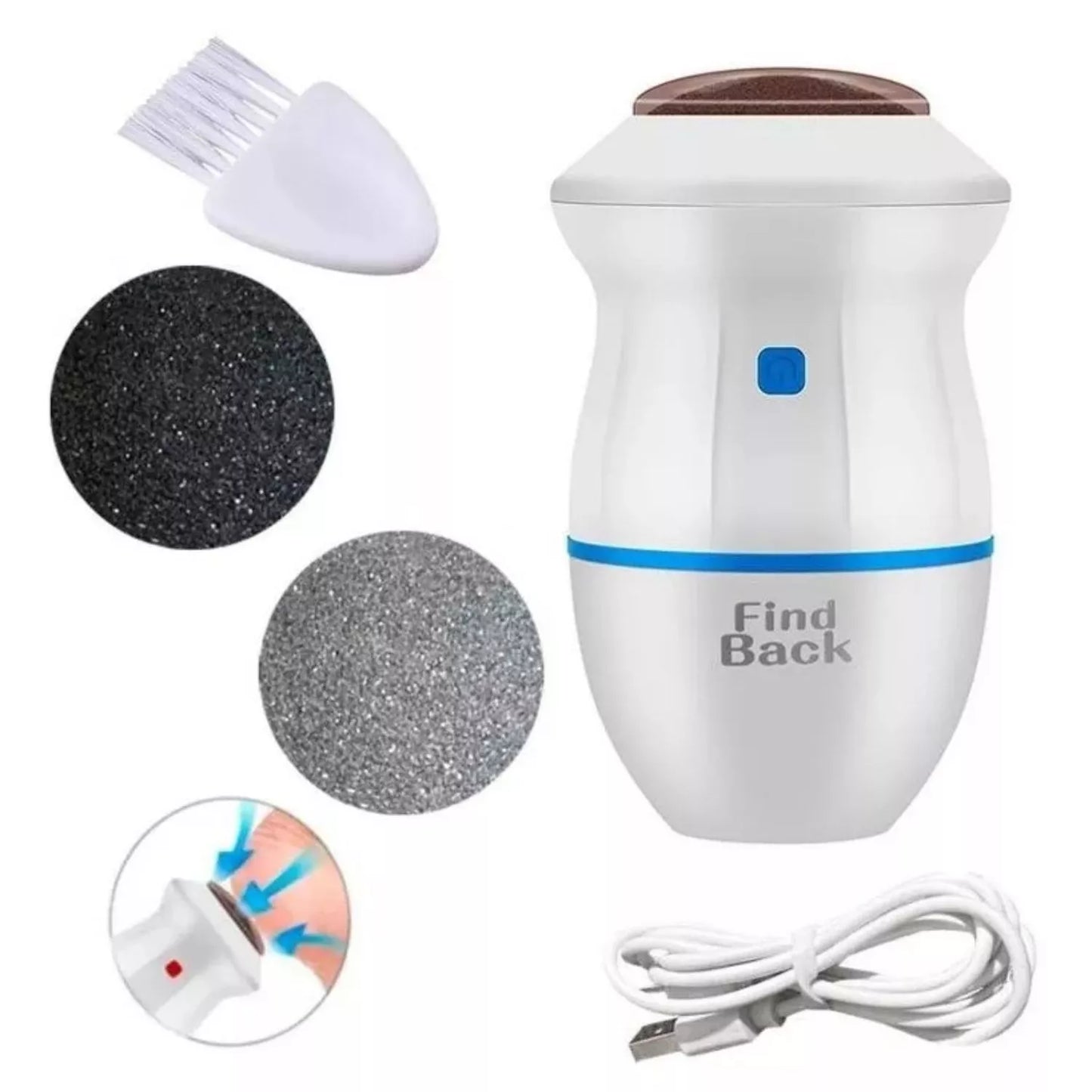 SoftFeet Pro™ – Removedor Eléctrico de Callos